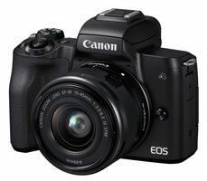 Беззеркальный фотоаппарат Canon EOS M50 Kit с EF-M 15-45mm, черный
