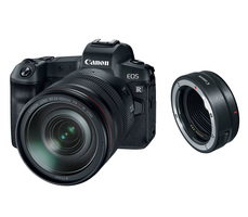 Беззеркальный фотоаппарат Canon EOS R Kit + 24-105mm f/4 + EF-EOS R адаптер