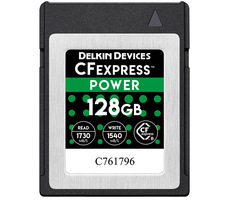 Карта памяти Delkin Devices CFexpress Type B 128GB Power чтение 1730, запись 1540 Мбайт/с 